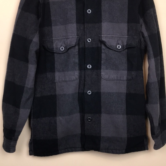 Abercrombie & Fitch Soft A&F Collection Women’s Thick Plaid Flannel Shacket - Picture 2 of 10